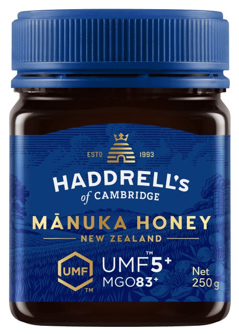Miód manuka MGO 83+ UMF 5+ 250 g — Haddrell’s OF Cambridge