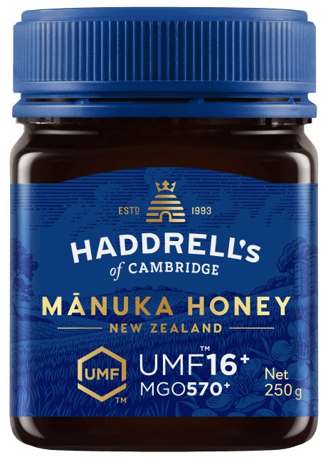 Miód manuka MGO 570+ UMF 16+ 250 g — Haddrell’s OF Cambridge