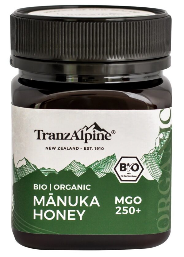 Miód manuka MGO 250+ BIO 250 g — Tranzalpine