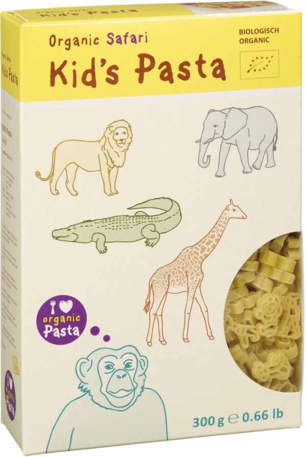 Makaron (semolinowy) dla dzieci safari BIO 300 g — Alb-gold