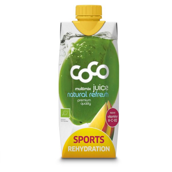Woda kokosowa Sports Rehydration mango BIO 500 ml — Coco