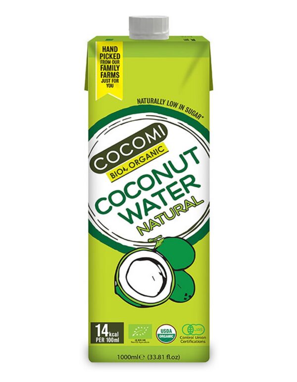 Woda kokosowa naturalna BIO 1 L — Cocomi