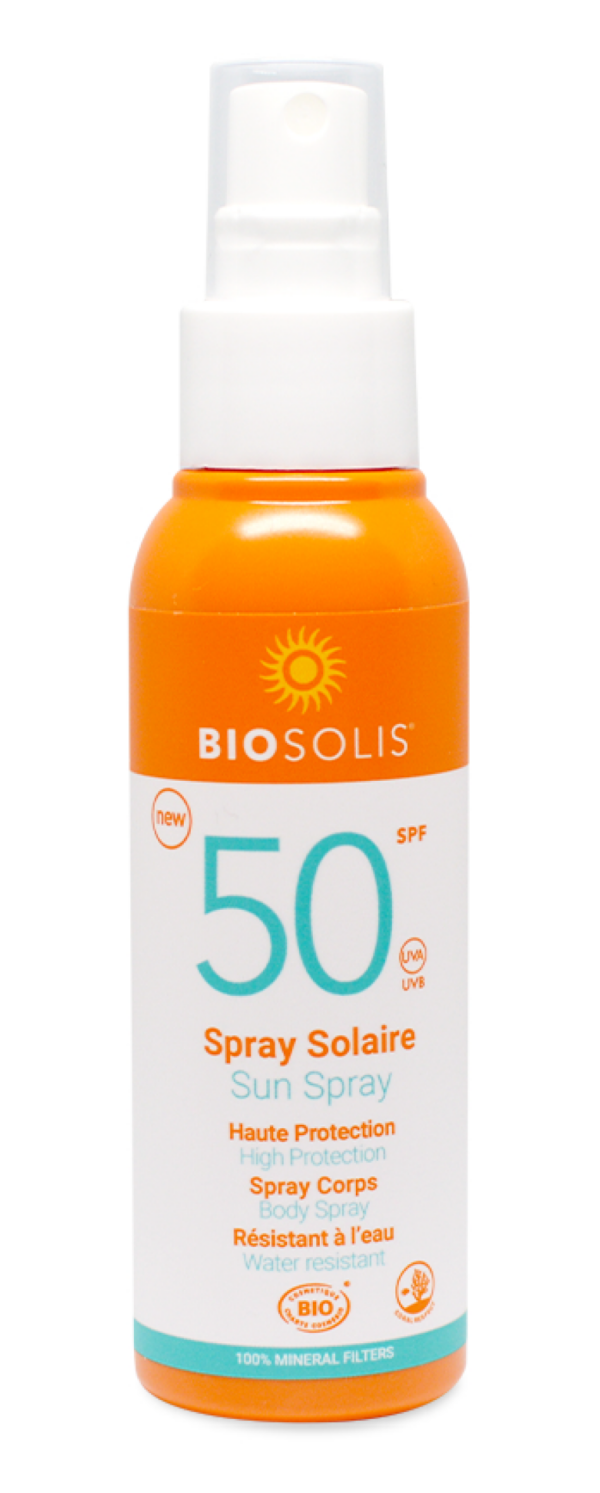Mleczko przeciwsłoneczne do ciała SPF 50+ w sprayu ECO 100 ml — Biosolis
