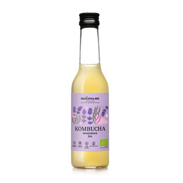 Kombucha lawendowa BIO 270 ml — Delikatna