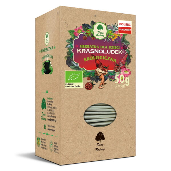 Herbatka dla dzieci krasnoludek BIO (25 x 2 g) 50 g — Dary Natury