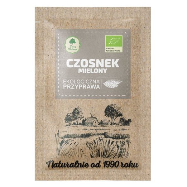 Czosnek mielony BIO 20 g — Dary Natury