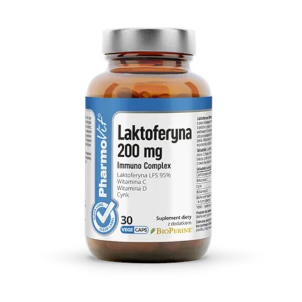 Laktoferyna kapsułki bezglutenowe 30 szt. — Pharmovit
