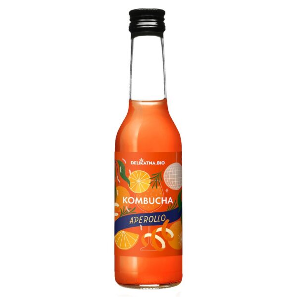 Kombucha aperollo BIO 270 ml — Delikatna