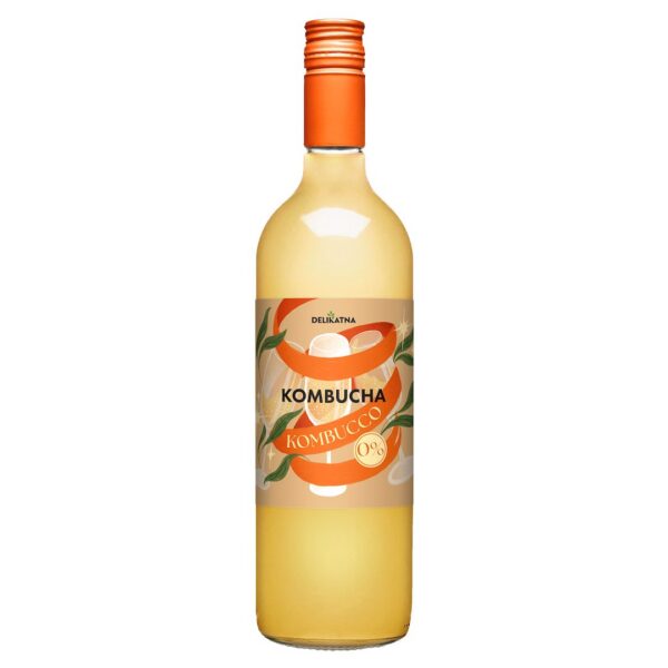 Kombucha kombucco zero % cukru 750 ml — Delikatna
