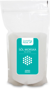 Sól morska drobno mielona 1 kg — Crystalline Planet — zdjęcie 2