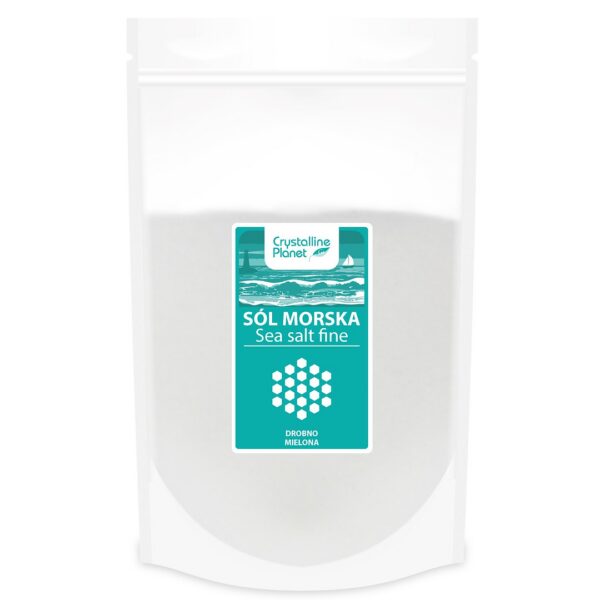 Sól morska drobno mielona 1 kg — Crystalline Planet
