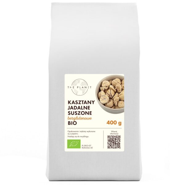 Kasztany jadalne suszone bezglutenowe BIO 400 g — The Planet