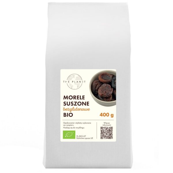 Morele suszone bezglutenowe BIO 400 g — The Planet