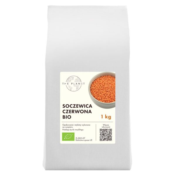Soczewica czerwona BIO 1 kg — The Planet
