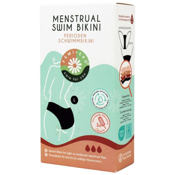 Majtki kąpielowe menstruacyjne model Maja rozmiar L — Femi.eko