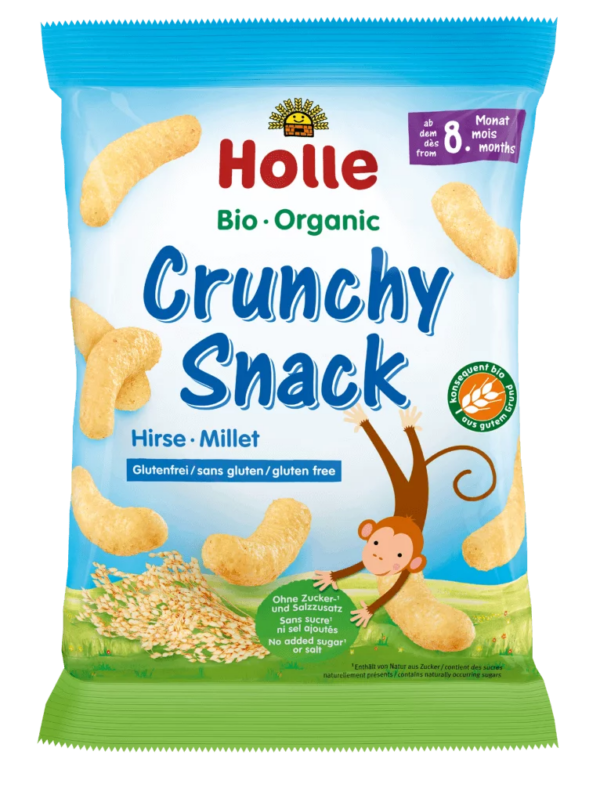 Chrupki jaglane bez dodatku cukrów bezglutenowe od 8 miesiąca BIO 25 g — Holle