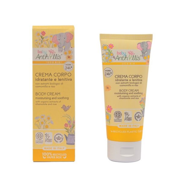 Krem nawilżająco-łagodzący do ciała dla dzieci z rumiankiem ECO 100 ml — Baby Anthyllis