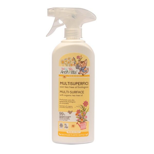 Płyn do czyszczenia powierzchni mających kontakt z dzieckiem (spray) ECO 500 ml — Baby Anthyllis