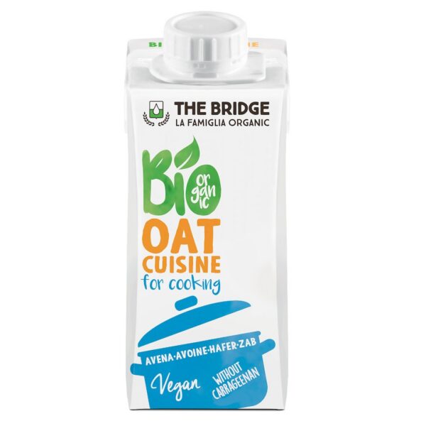 Krem owsiany do gotowania bez dodatku cukrów BIO 200 ml — The Bridge