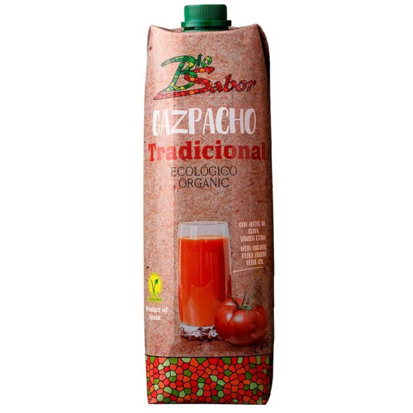 Gazpacho (hiszpańska zupa warzywna) BIO 1 L — Biosabor