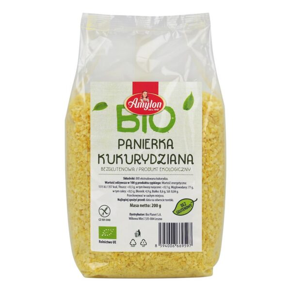 Panierka kukurydziana bezglutenowa BIO 200 g — Amylon