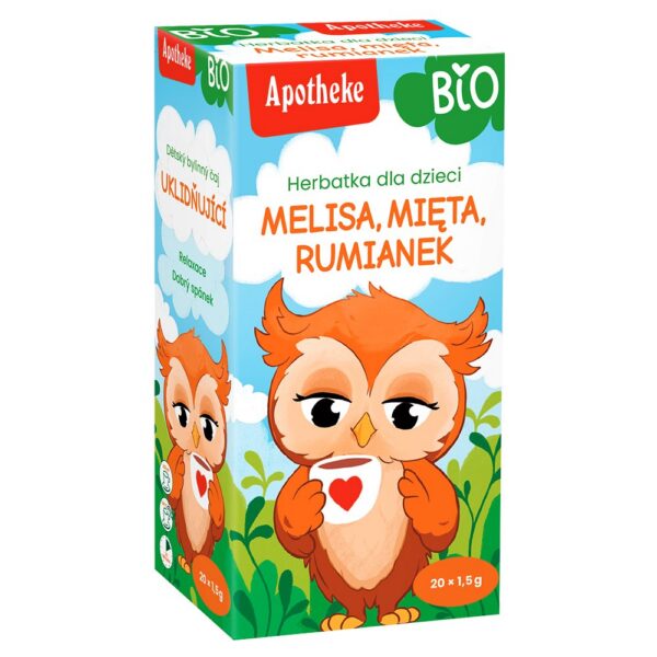 Herbatka dla dzieci-melisa, mięta i rumianek BIO (20 x 1,5 g) 30 g — Apotheke