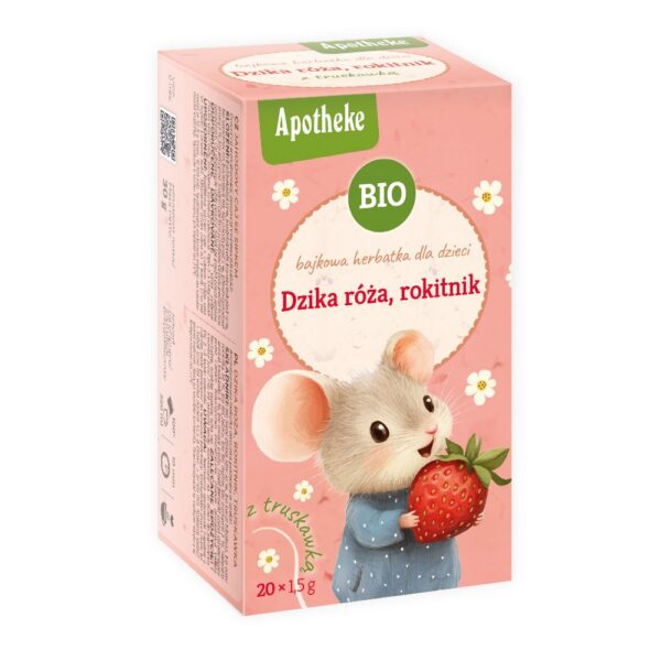 Herbatka bajkowa dla dzieci-dzika róża, rokitnik i truskawka BIO (20 x 1,5 g) 30 g — Apotheke