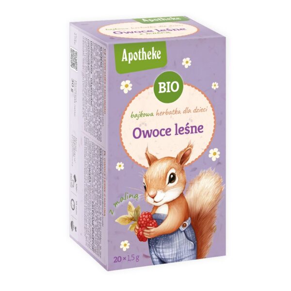 Herbatka bajkowa dla dzieci-owoce leśne z maliną BIO (20 x 1,5 g) 30 g — Apotheke