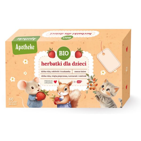 Zestaw herbatek bajkowych BIO dla dzieci (3 smaki) (60 x 1,5 g) 90 g — Apotheke