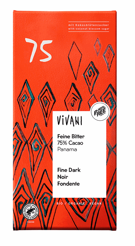 Czekolada gorzka 75 % BIO 80 g — Vivani